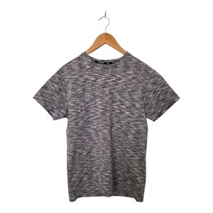 Stone Falcon Muscle Tee Men's Heathered Navy Cold  Short Sleeve Tee Medium
